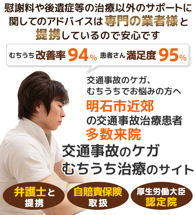 明石市・明石市大久保町・神戸市西区 アイリス交通事故・むちうち治療ナビ